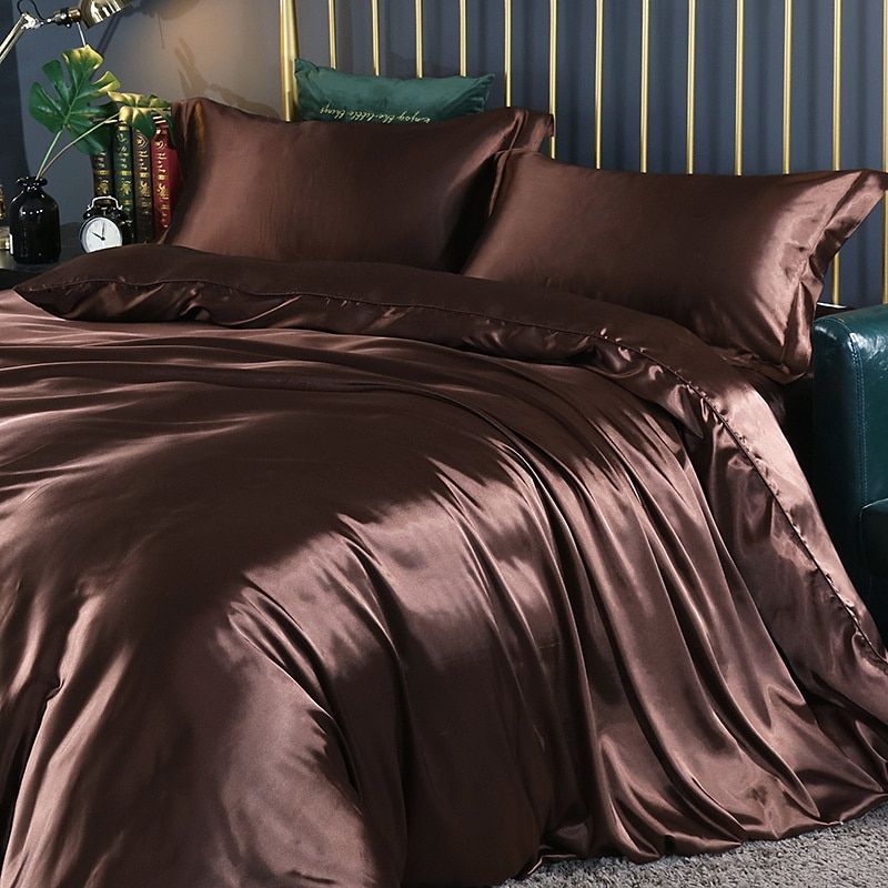 Luxe Satijnen Dekbedovertrek 240x220 cm voor Ultiem Slaapcomfort – Modern Beddengoed Set 6