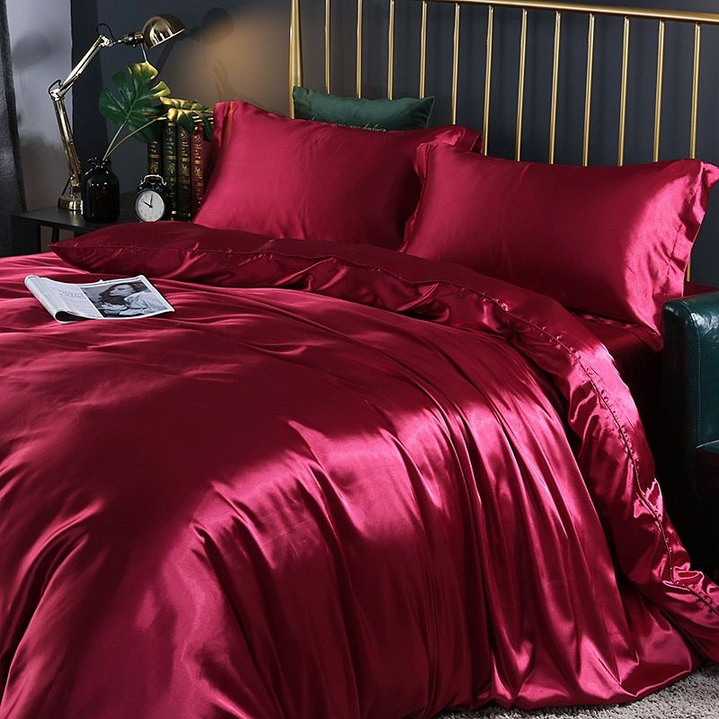 Luxe Satijnen Dekbedovertrek 240x220 cm voor Ultiem Slaapcomfort – Modern Beddengoed Set 9