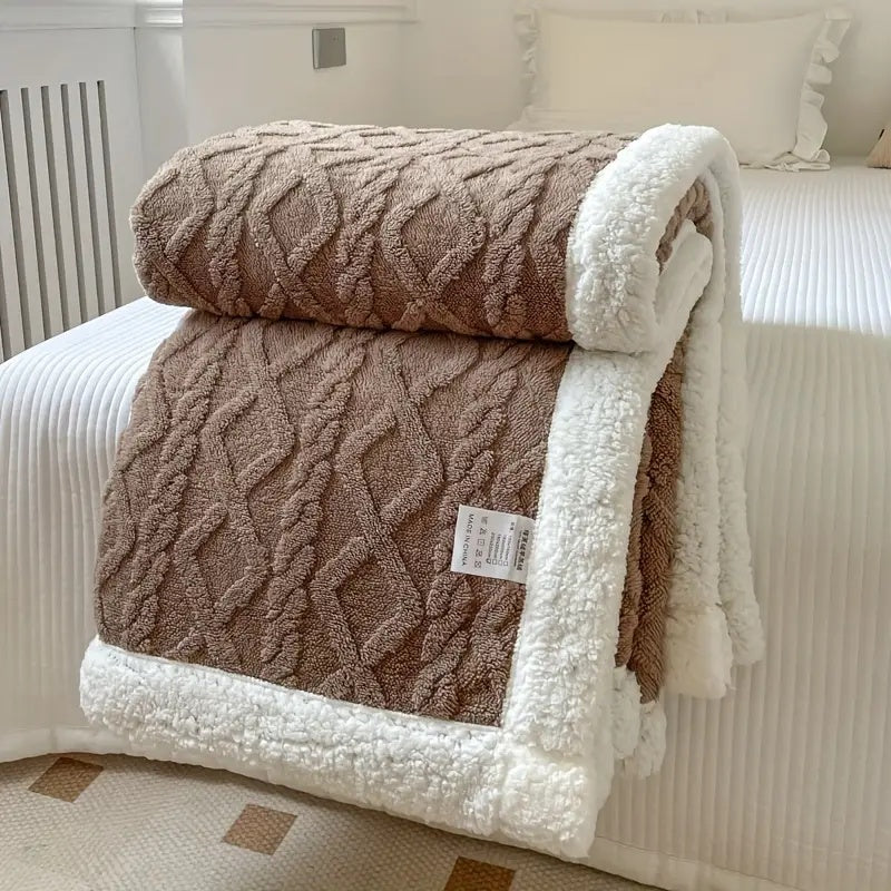 Luxe Sherpa Dekentje van Geborsteld Fleece voor Comfort en Warmte – Verkrijgbaar in Diverse Maten 4