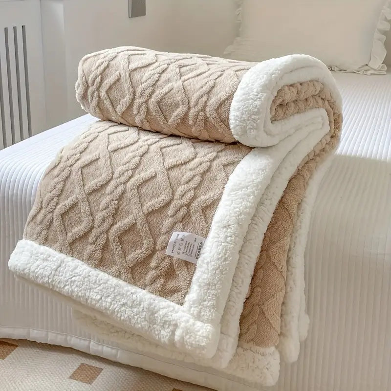 Luxe Sherpa Dekentje van Geborsteld Fleece voor Comfort en Warmte – Verkrijgbaar in Diverse Maten 5