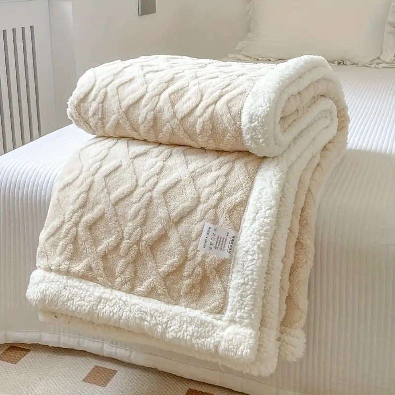 Luxe Sherpa Dekentje van Geborsteld Fleece voor Comfort en Warmte – Verkrijgbaar in Diverse Maten 6