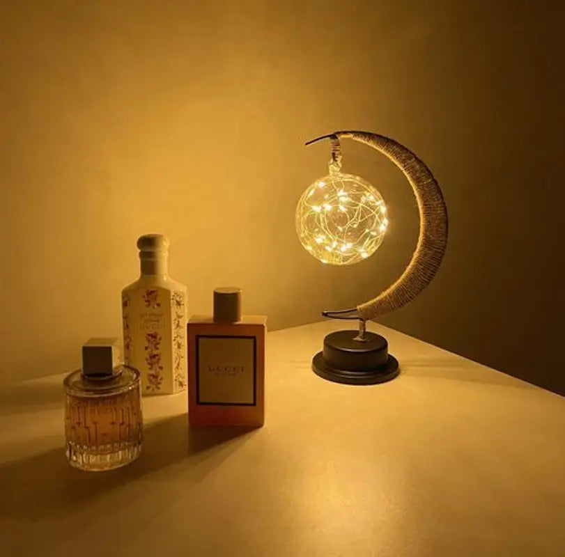Maanlamp met LED Verlichting – Betoverende Sfeer voor Woonkamer, Slaapkamer en Kinderkamer 3