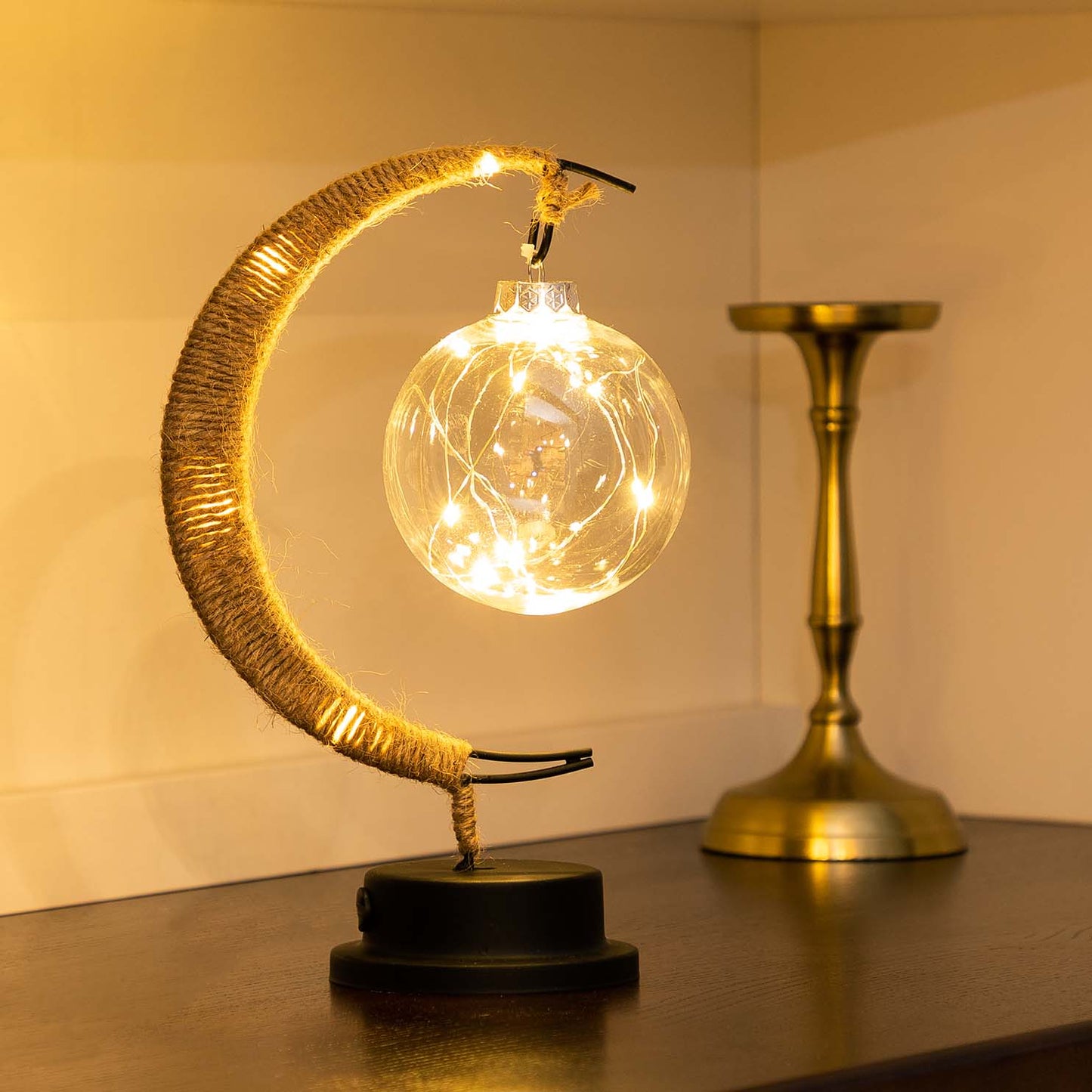 Maanlamp met LED Verlichting – Betoverende Sfeer voor Woonkamer, Slaapkamer en Kinderkamer 8
