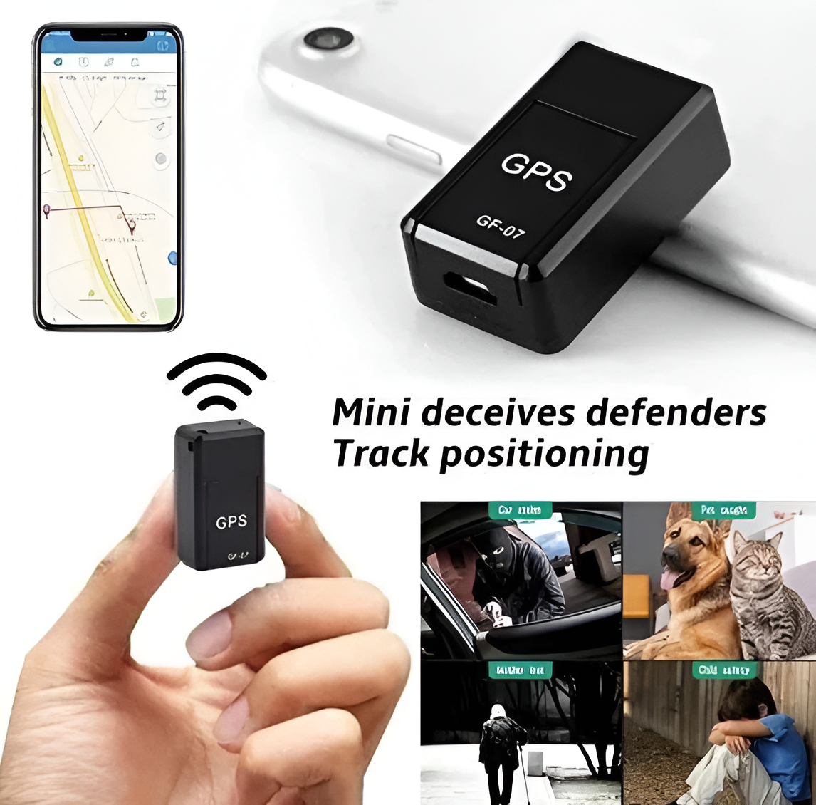 Mini GPS Tracker met Magnetische Bevestiging – Auto GPS Tracker en Koffer Tracker met Wereldwijde Dekking 3