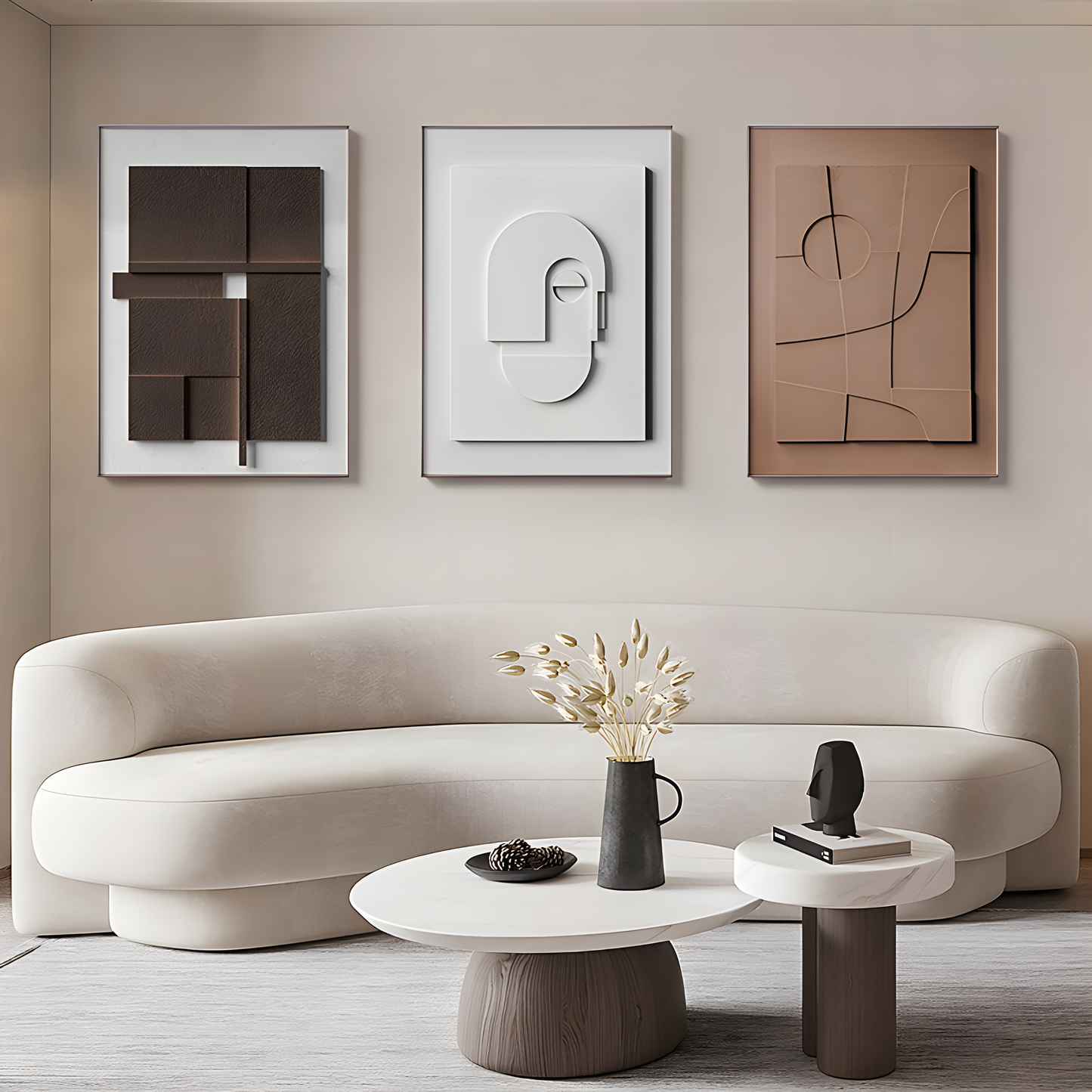 Minimalistisch Kunstwerk voor aan de Muur - Schilderijen Kopen in Diverse Maten 1