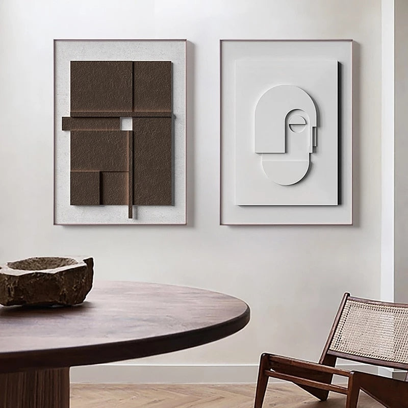 Minimalistisch Kunstwerk voor aan de Muur - Schilderijen Kopen in Diverse Maten 3