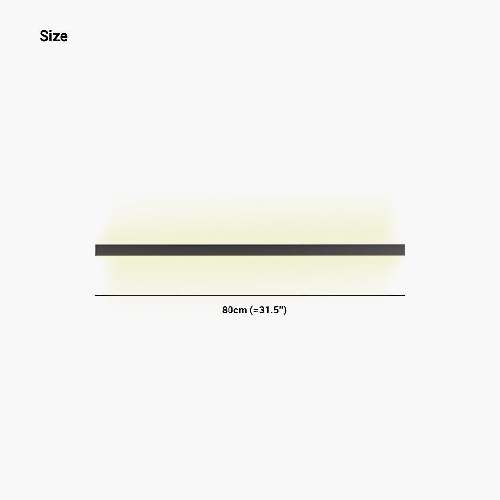 Minimalistische LED Plafondlamp Zwart – Lineaire Plafonniere voor Slaapkamer en Woonkamer 5