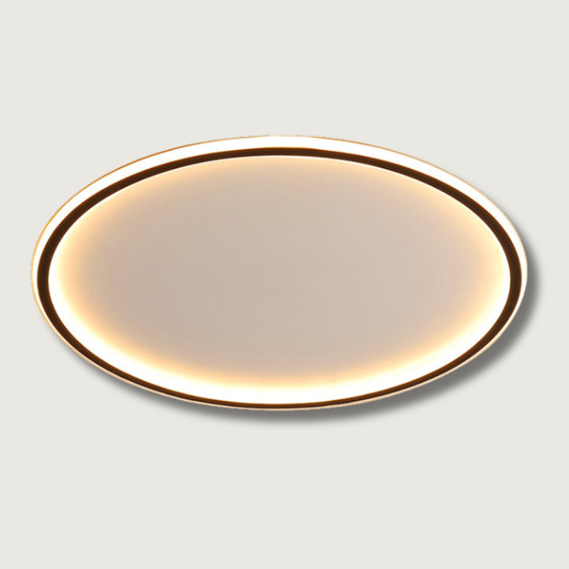 Minimalistische LED Plafondlamp met Afstandsbediening - Zwart Plafonnière voor Slaapkamer 1