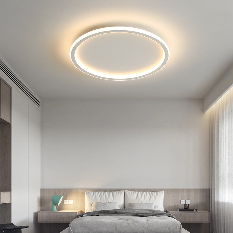 Minimalistische LED Plafondlamp met Afstandsbediening - Zwart Plafonnière voor Slaapkamer 7
