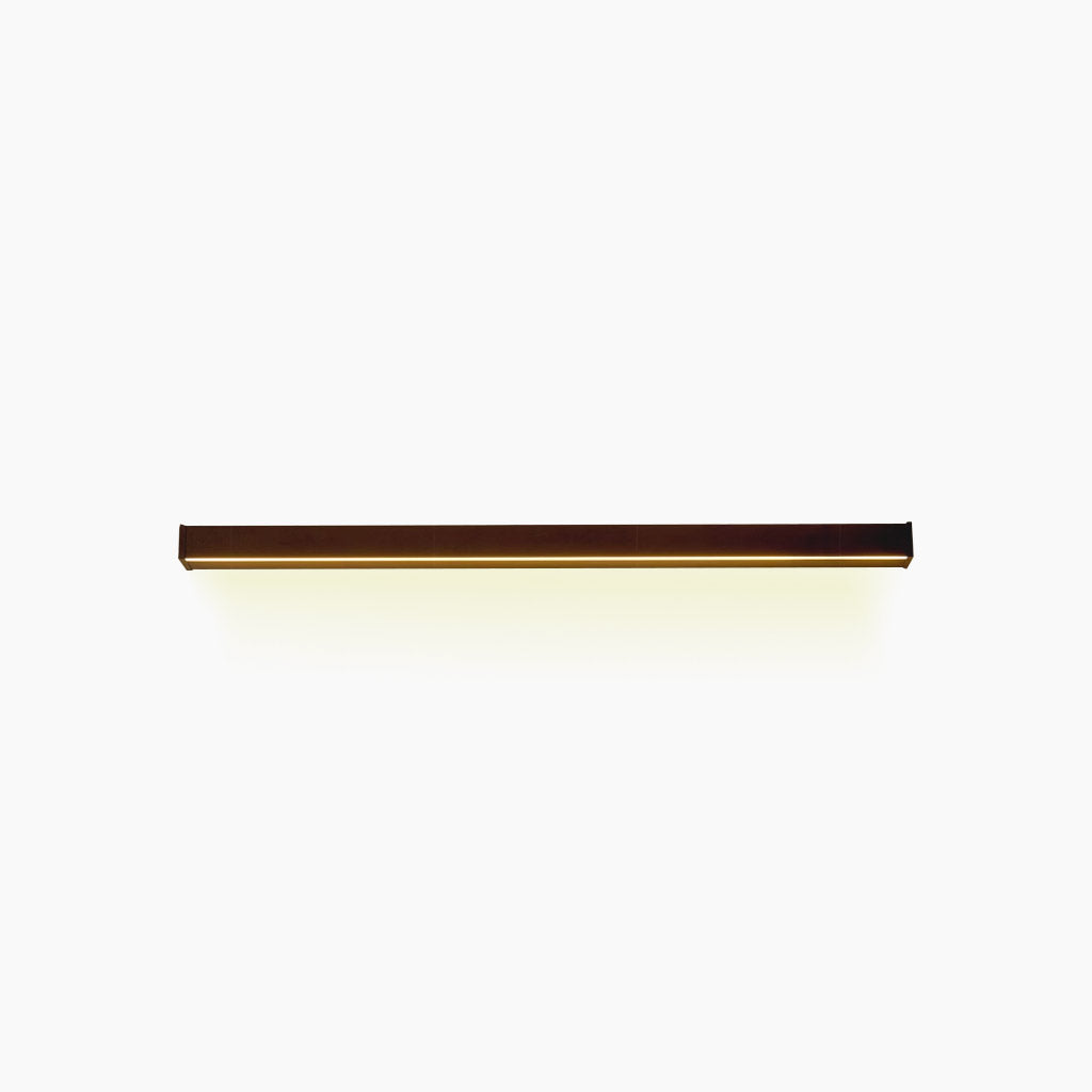 Minimalistische Wandlamp Zwart met Dimbare LED Verlichting voor Binnen - Lange Lineaire Muurlamp 3