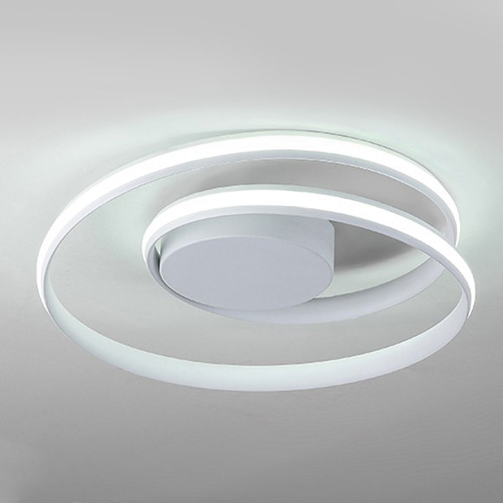 Minimalistische Zwarte Plafondlamp met Geometrisch Ontwerp voor Slaapkamer en Woonkamer 3