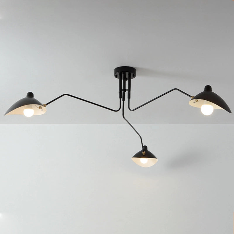 Plafondlamp met 3 Verstelbare Armen en Modern Ontwerp voor Binnenruimtes 135 cm