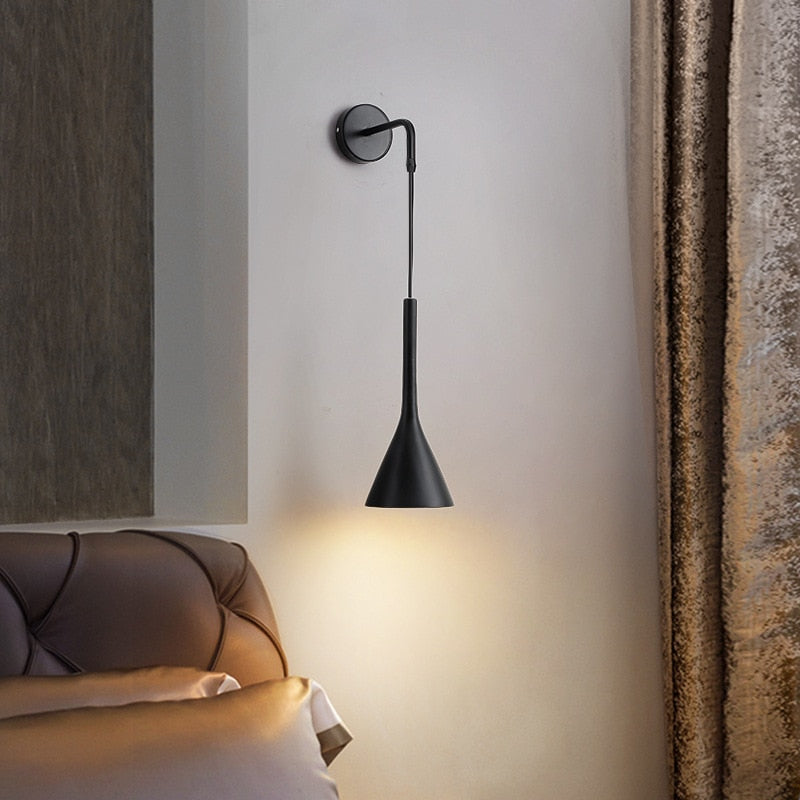 Moderne Bedside Pendant Wandlampen met Verstelbare Koord – Scandinavisch Design 2