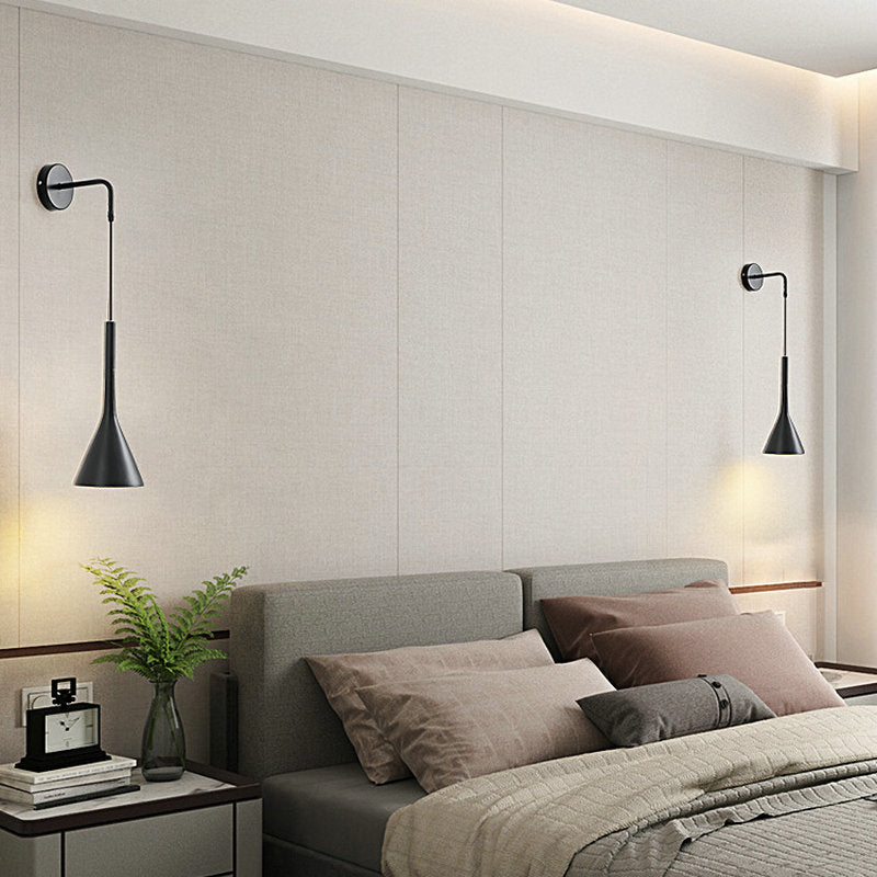 Moderne Bedside Pendant Wandlampen met Verstelbare Koord – Scandinavisch Design 3