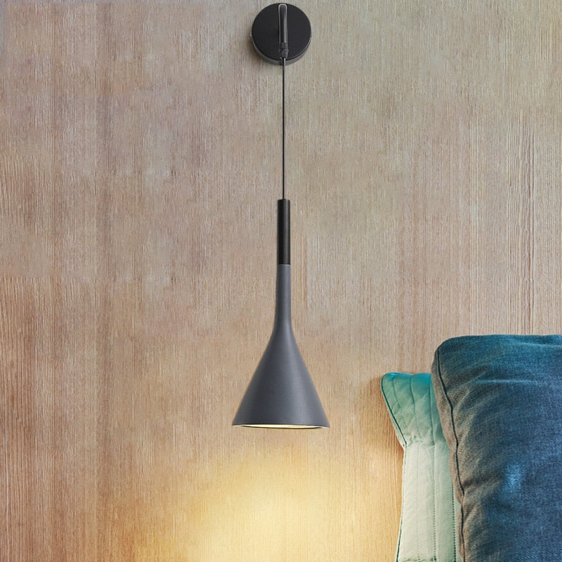 Moderne Bedside Pendant Wandlampen met Verstelbare Koord – Scandinavisch Design 9