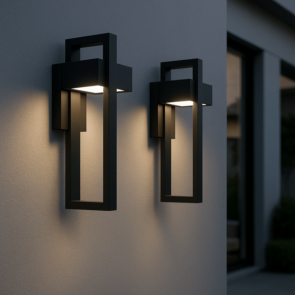 Moderne Buiten Wandlamp met LED Verlichting – Weerbestendig Aluminium Design voor Tuinen en Terrassen 2