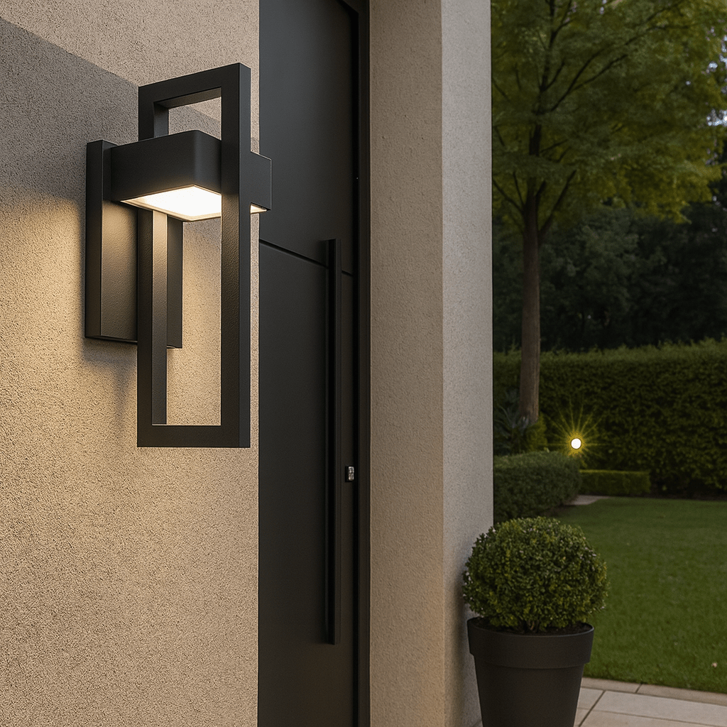 Moderne Buiten Wandlamp met LED Verlichting – Weerbestendig Aluminium Design voor Tuinen en Terrassen 4