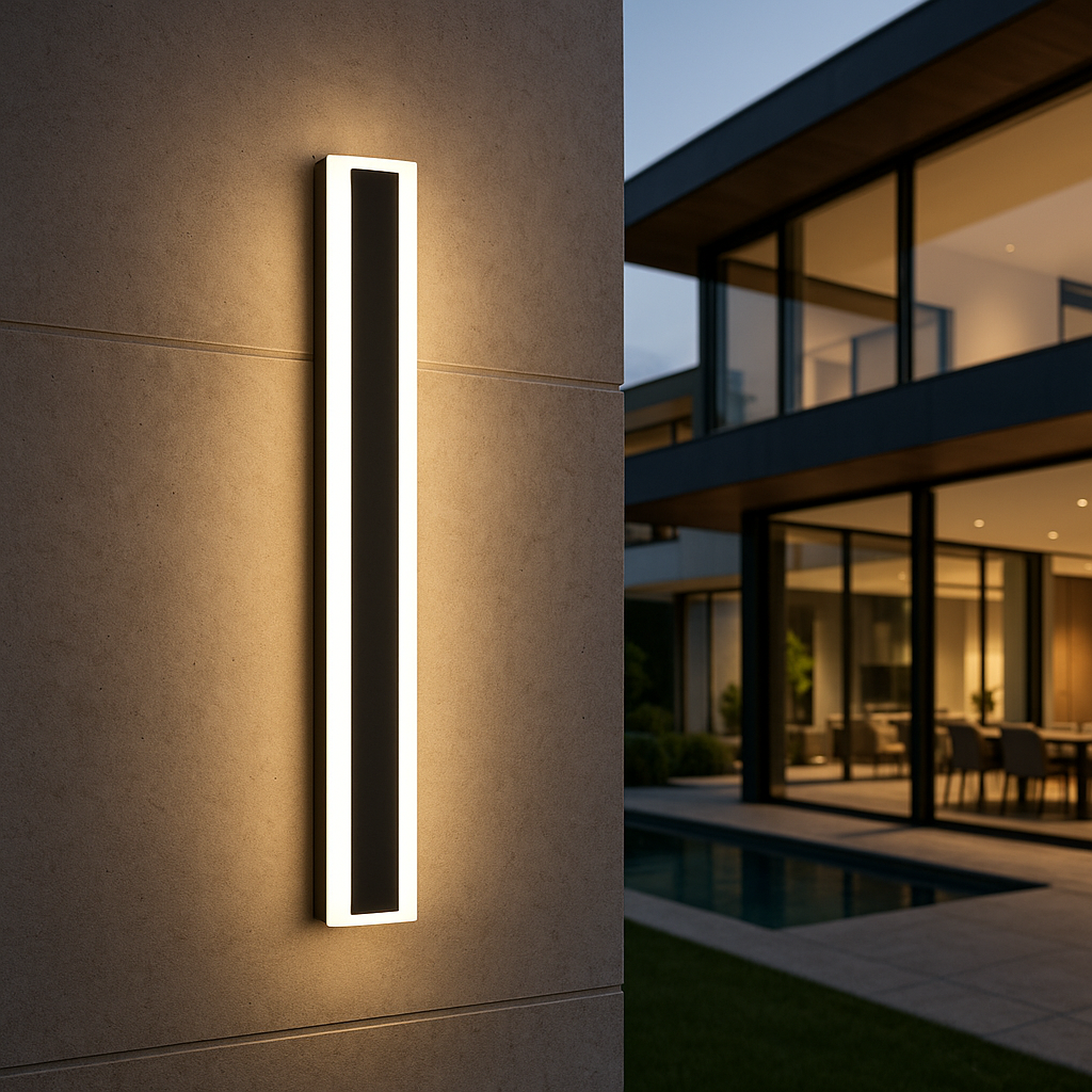 Moderne Buiten Wandlamp van Metaal met LED 8*30 CM