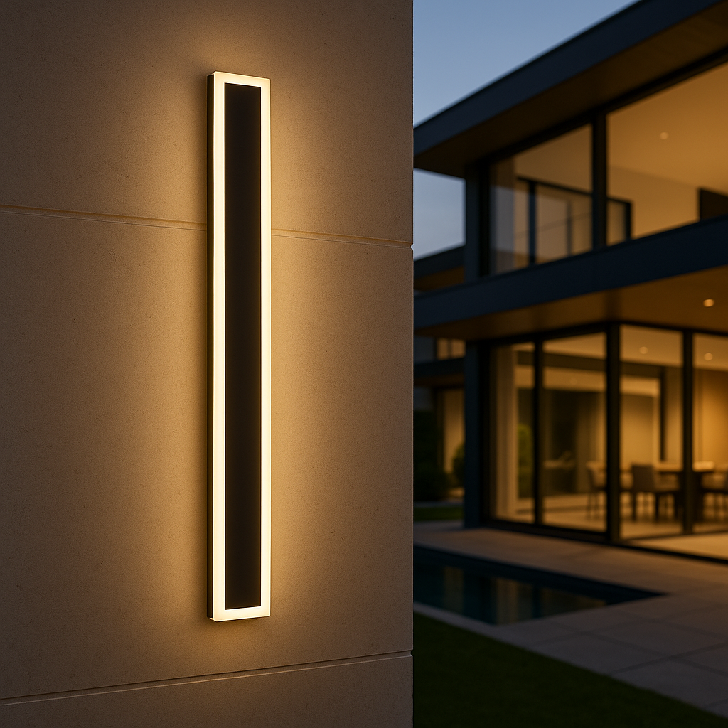 Moderne Buiten Wandlamp van Metaal met LED 8*80 CM