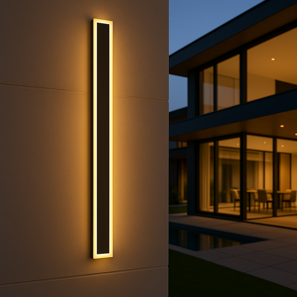 Moderne Buiten Wandlamp van Metaal met LED 8*100 CM