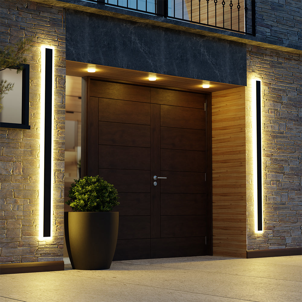 Moderne Buiten Wandlamp van Metaal met LED