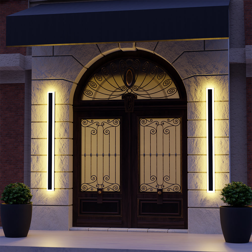 Moderne Buiten Wandlamp van Metaal met LED