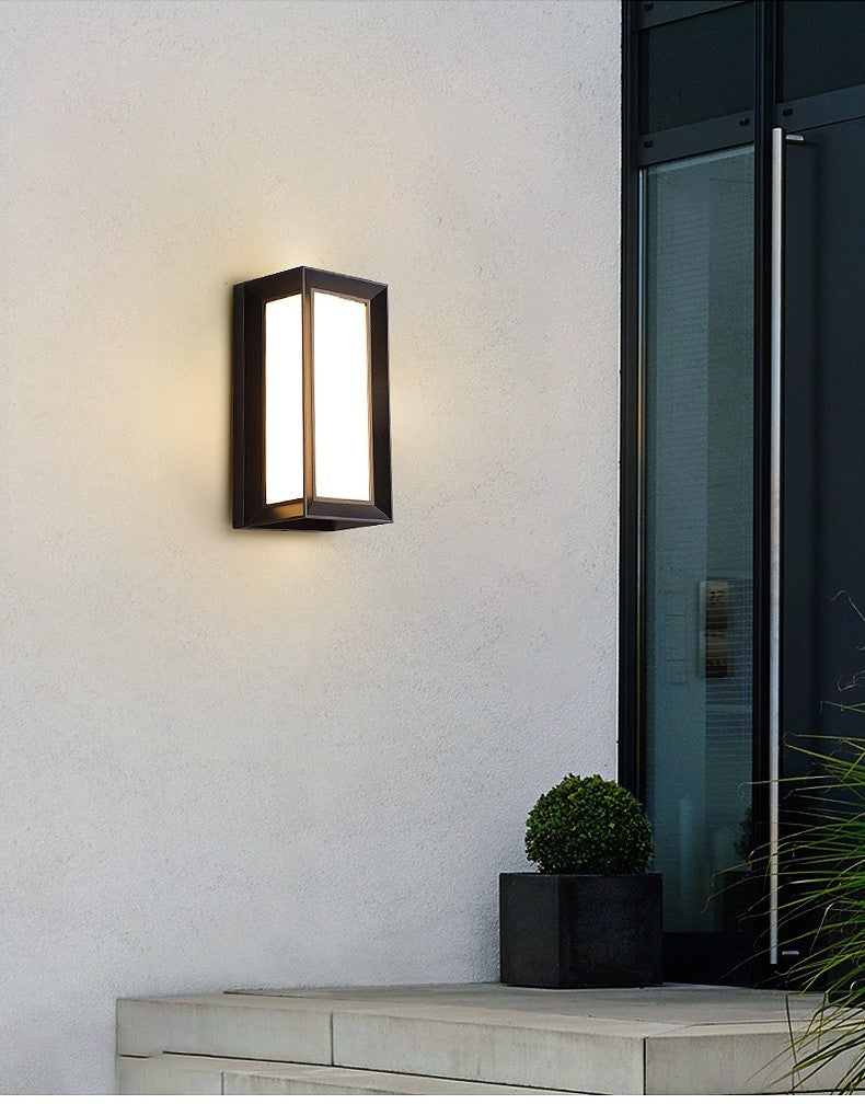Moderne Buitenlamp Zwart met Bewegingssensor Model E