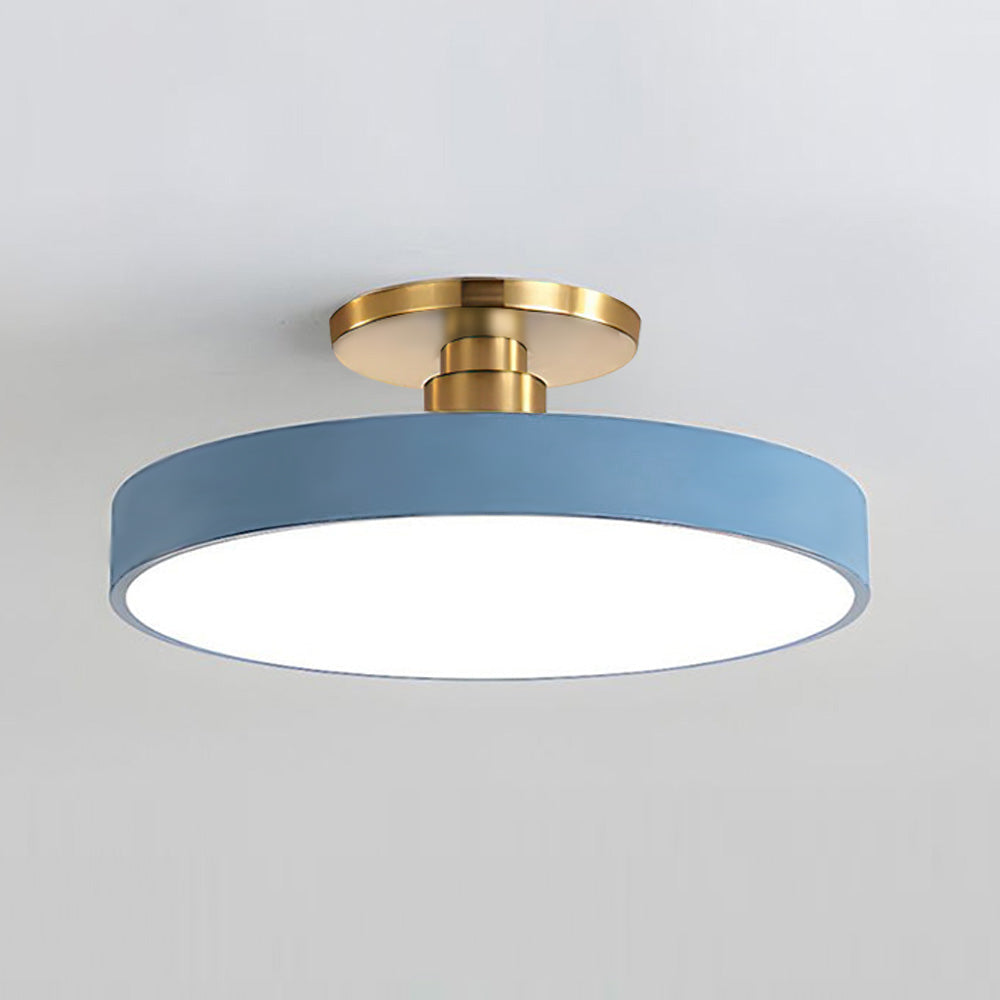 Moderne Ronde LED Hangende Plafondlamp Blauw