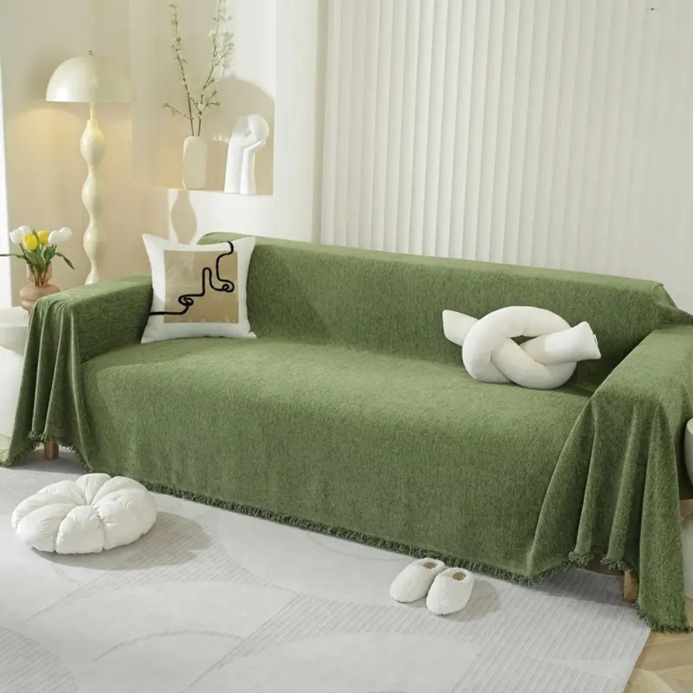 Moderne Diervriendelijke Bankhoes met Getextureerde Afwerking en Antislip Onderzijde 5