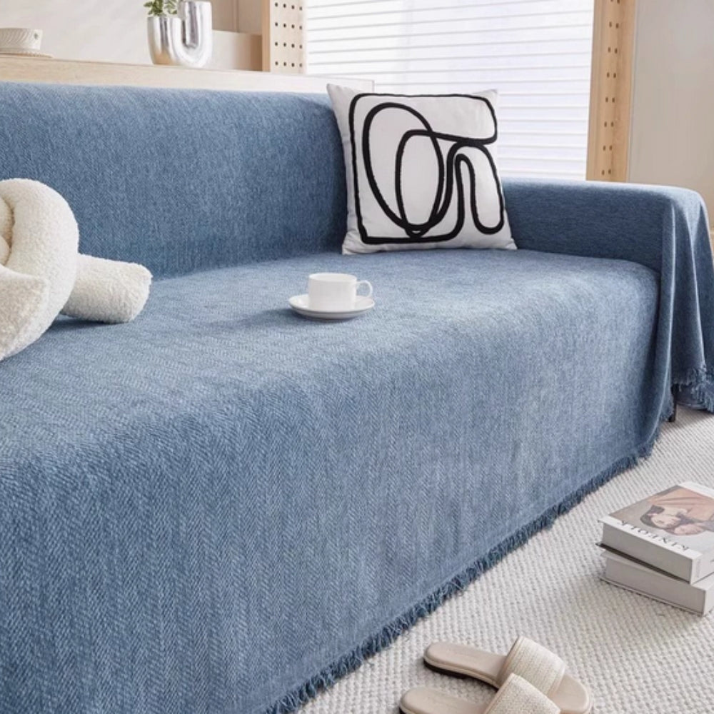 Moderne Diervriendelijke Bankhoes met Getextureerde Afwerking en Antislip Onderzijde 6