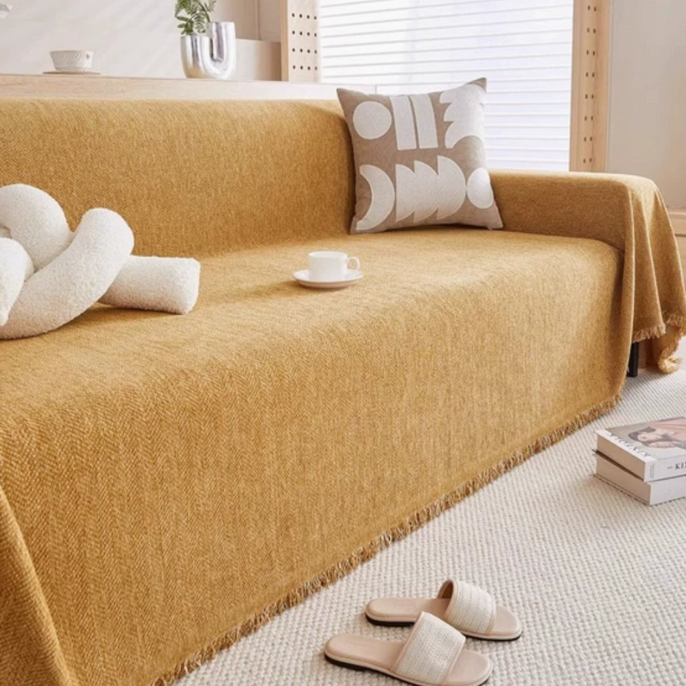Moderne Diervriendelijke Bankhoes met Getextureerde Afwerking en Antislip Onderzijde 8