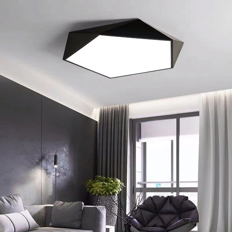 Plafondlamp met Geometrisch Ontwerp en LED Verlichting
