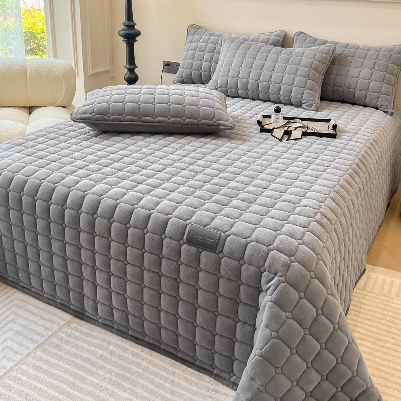 Moderne Fleece Deken met Vierkante Textuur voor Comfort en Multifunctioneel Gebruik 12