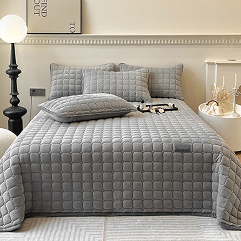 Moderne Fleece Deken met Vierkante Textuur voor Comfort en Multifunctioneel Gebruik 14