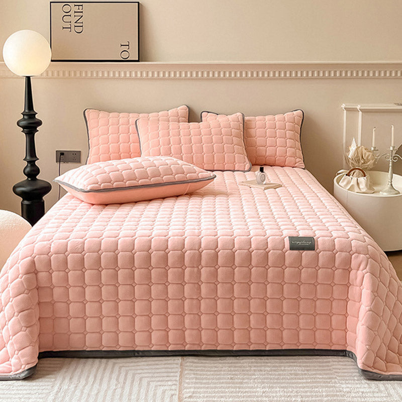 Moderne Fleece Deken met Vierkante Textuur voor Comfort en Multifunctioneel Gebruik 15