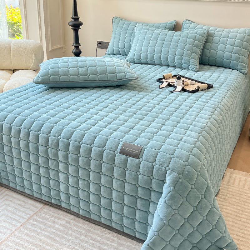 Moderne Fleece Deken met Vierkante Textuur voor Comfort en Multifunctioneel Gebruik 16