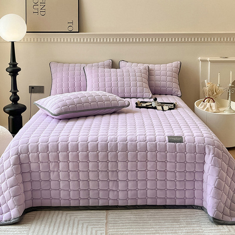 Moderne Fleece Deken met Vierkante Textuur voor Comfort en Multifunctioneel Gebruik 19