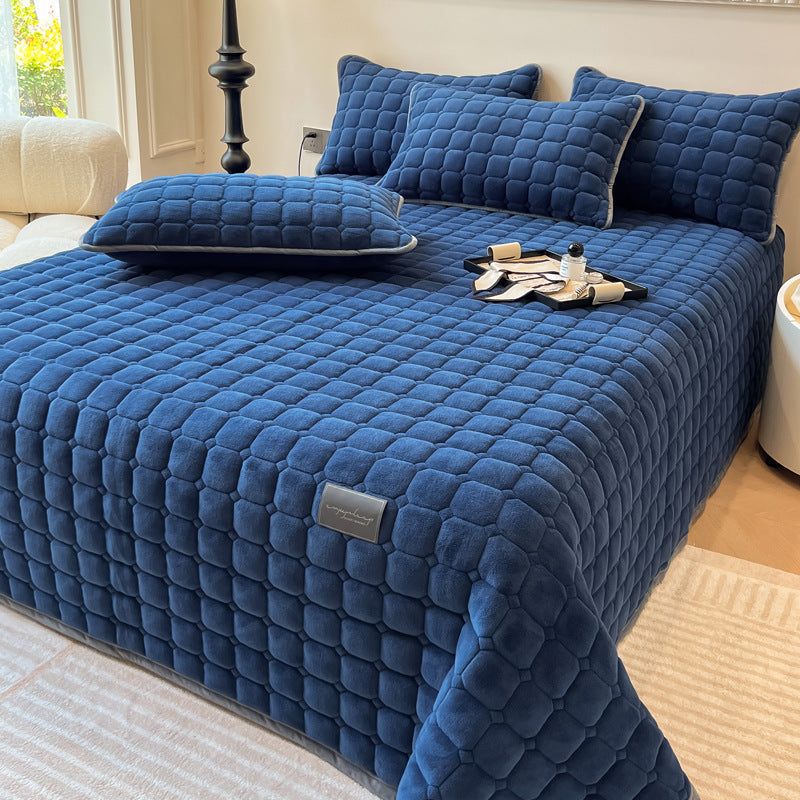 Moderne Fleece Deken met Vierkante Textuur voor Comfort en Multifunctioneel Gebruik 7