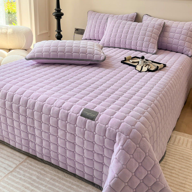 Moderne Fleece Deken met Vierkante Textuur voor Comfort en Multifunctioneel Gebruik 8