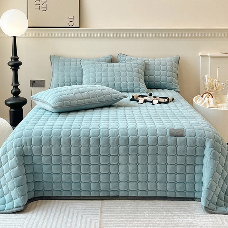 Moderne Fleece Deken met Vierkante Textuur voor Comfort en Multifunctioneel Gebruik 9