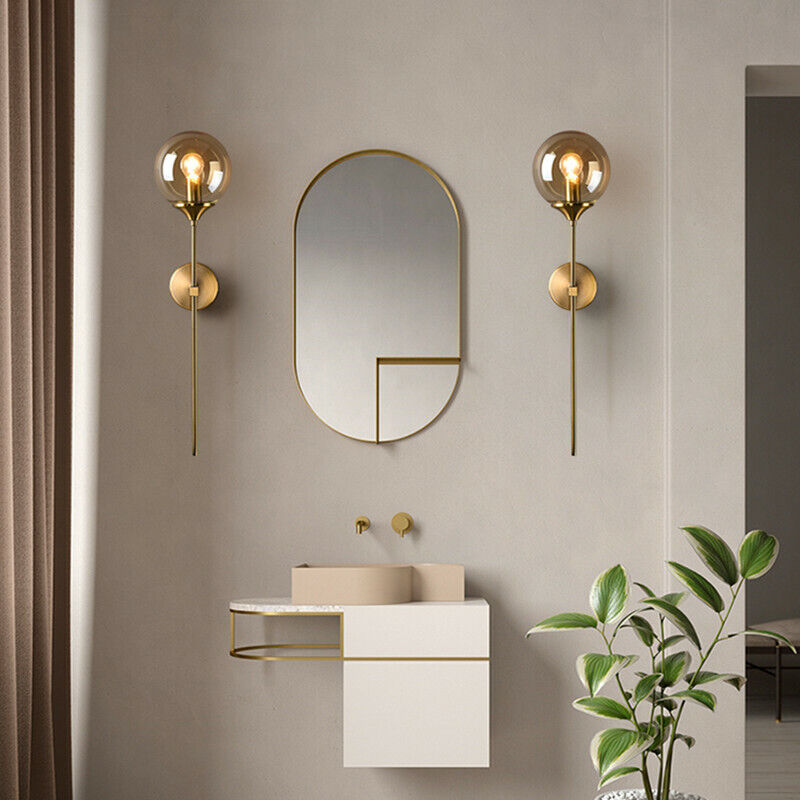 Moderne Glazen Wandlamp Goud - Elegante Wandverlichting voor Binnen en Muurlamp Decoratie 5