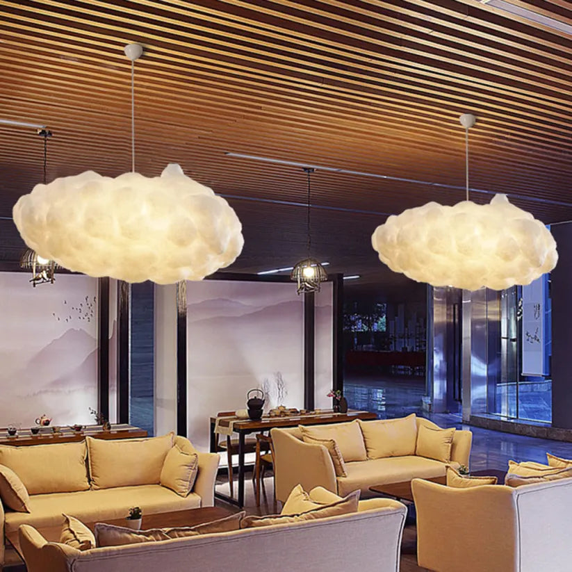Organische Hanglamp LED Wolk Vorm voor Woonkamer of Slaapkamer