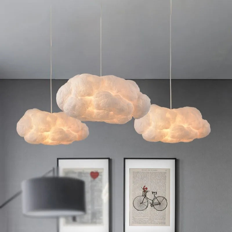 Organische Hanglamp LED Wolk Vorm voor Woonkamer of Slaapkamer