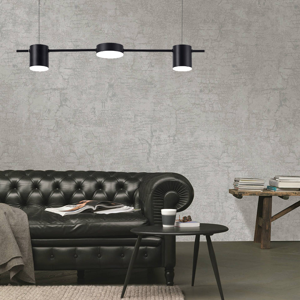 Moderne Hanglamp Zwart en Goud voor Eettafel en Woonkamer met Verstelbare Lichtbronnen 3