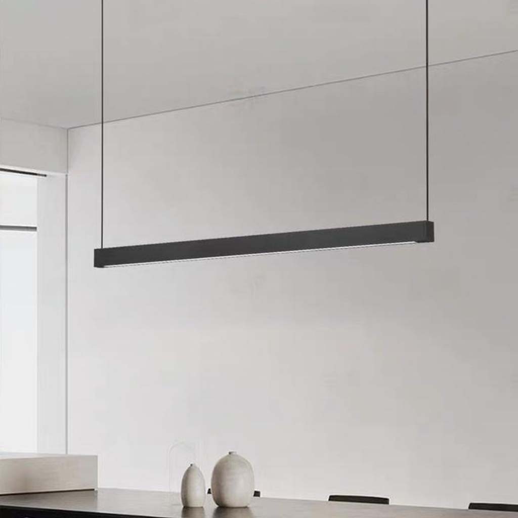 Moderne Hanglamp Zwart met Dimbare Lichtkleuren voor Eettafel en Eetkamer 2