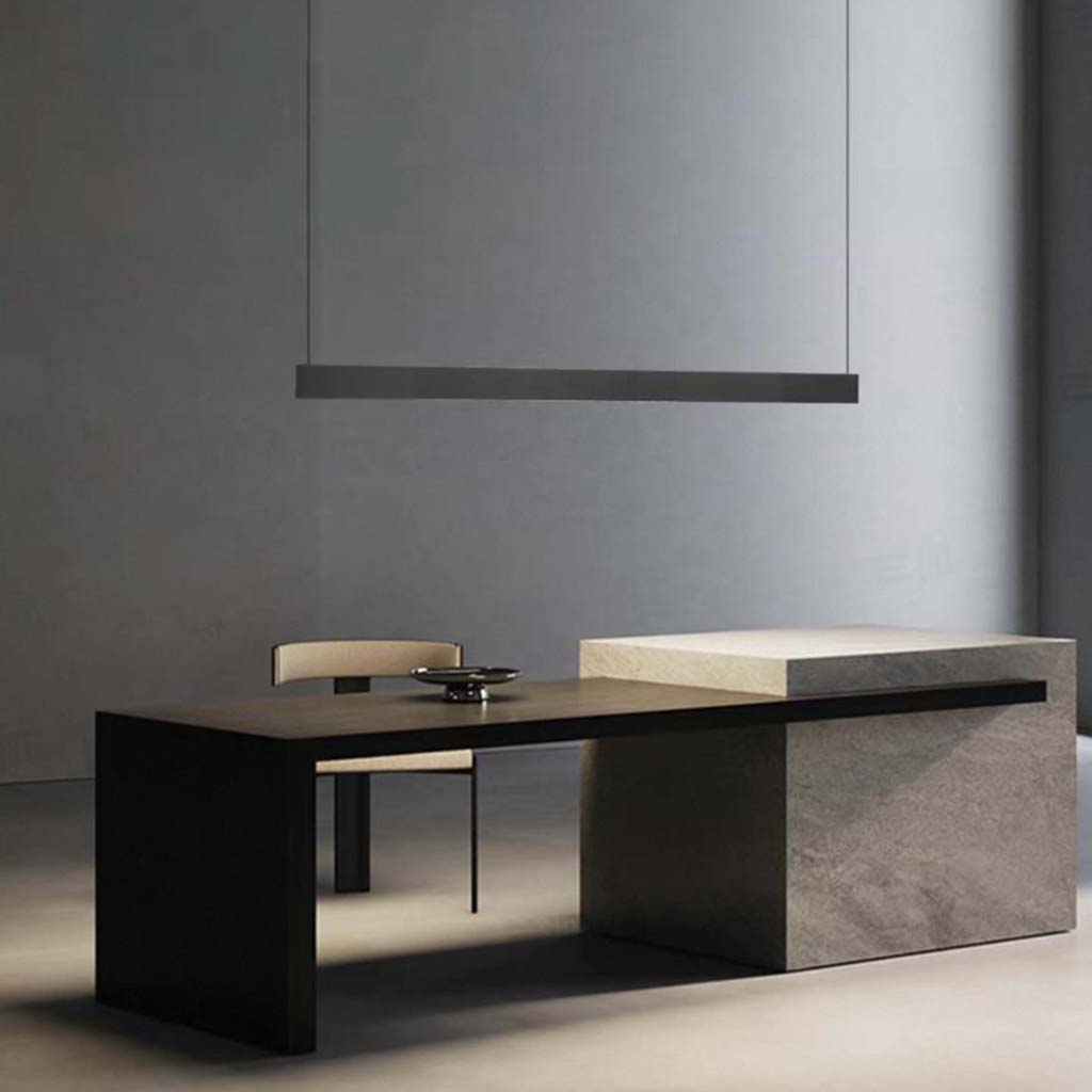 Moderne Hanglamp Zwart met Dimbare Lichtkleuren voor Eettafel en Eetkamer 3
