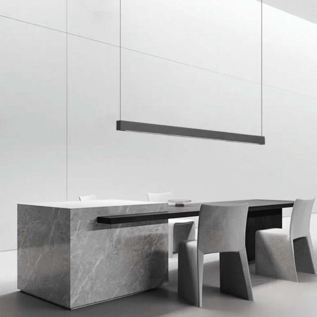 Moderne Hanglamp Zwart met Dimbare Lichtkleuren voor Eettafel en Eetkamer 4