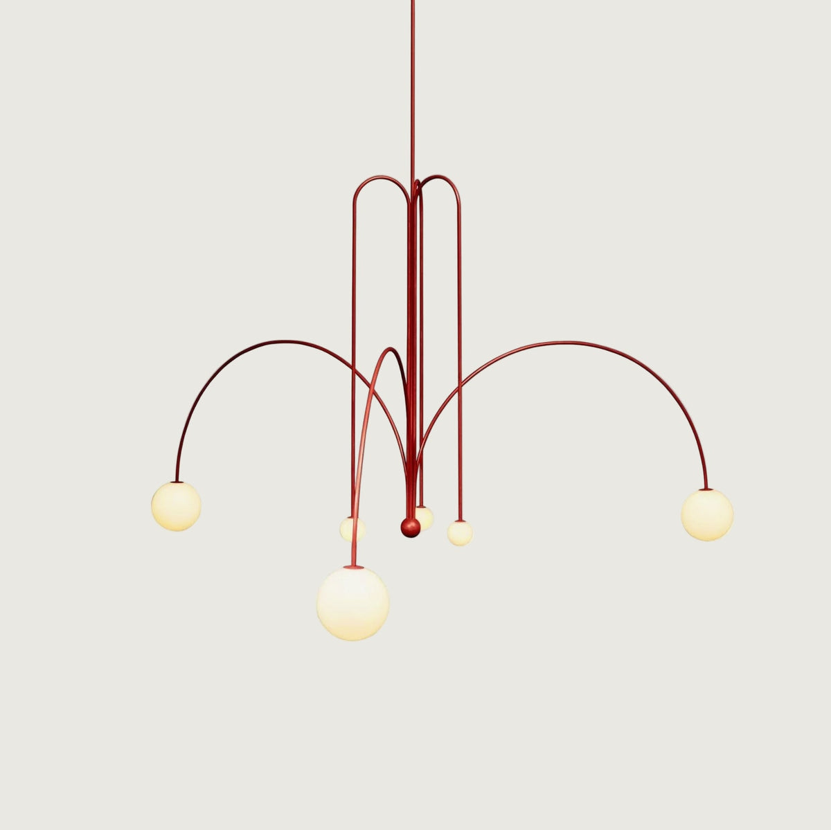 Moderne Kroonluchter Hanglamp met 6 Bollen