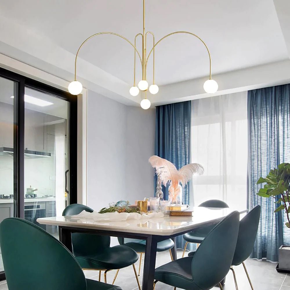 Moderne Hanglamp Zwart van Metaal en Glas voor Eettafel of Woonkamer 6