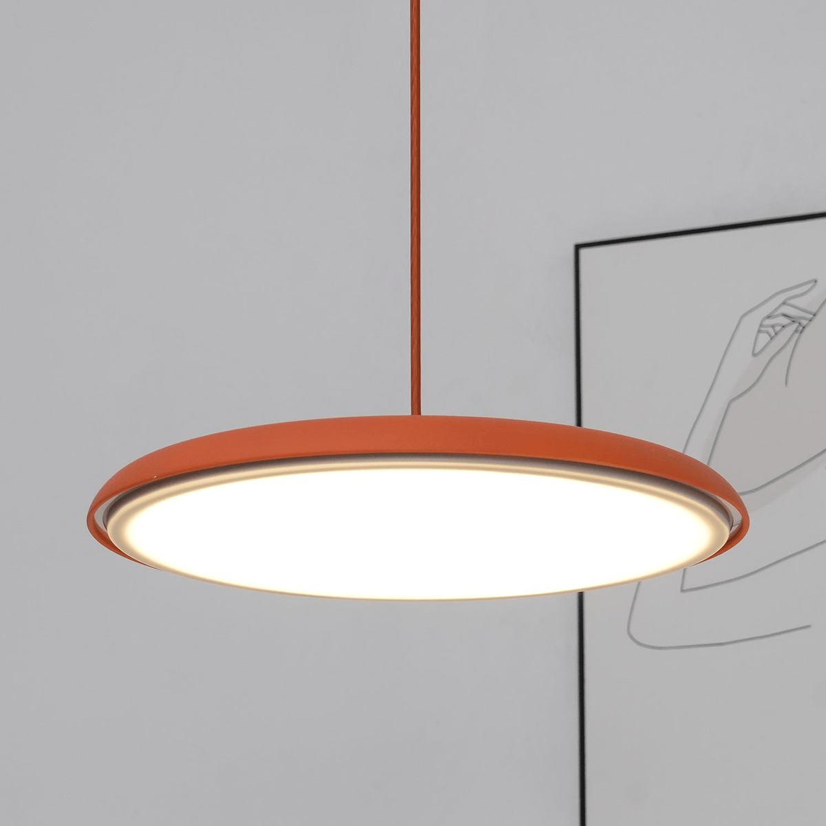 Moderne LED Hanglamp Rond met Warm Licht